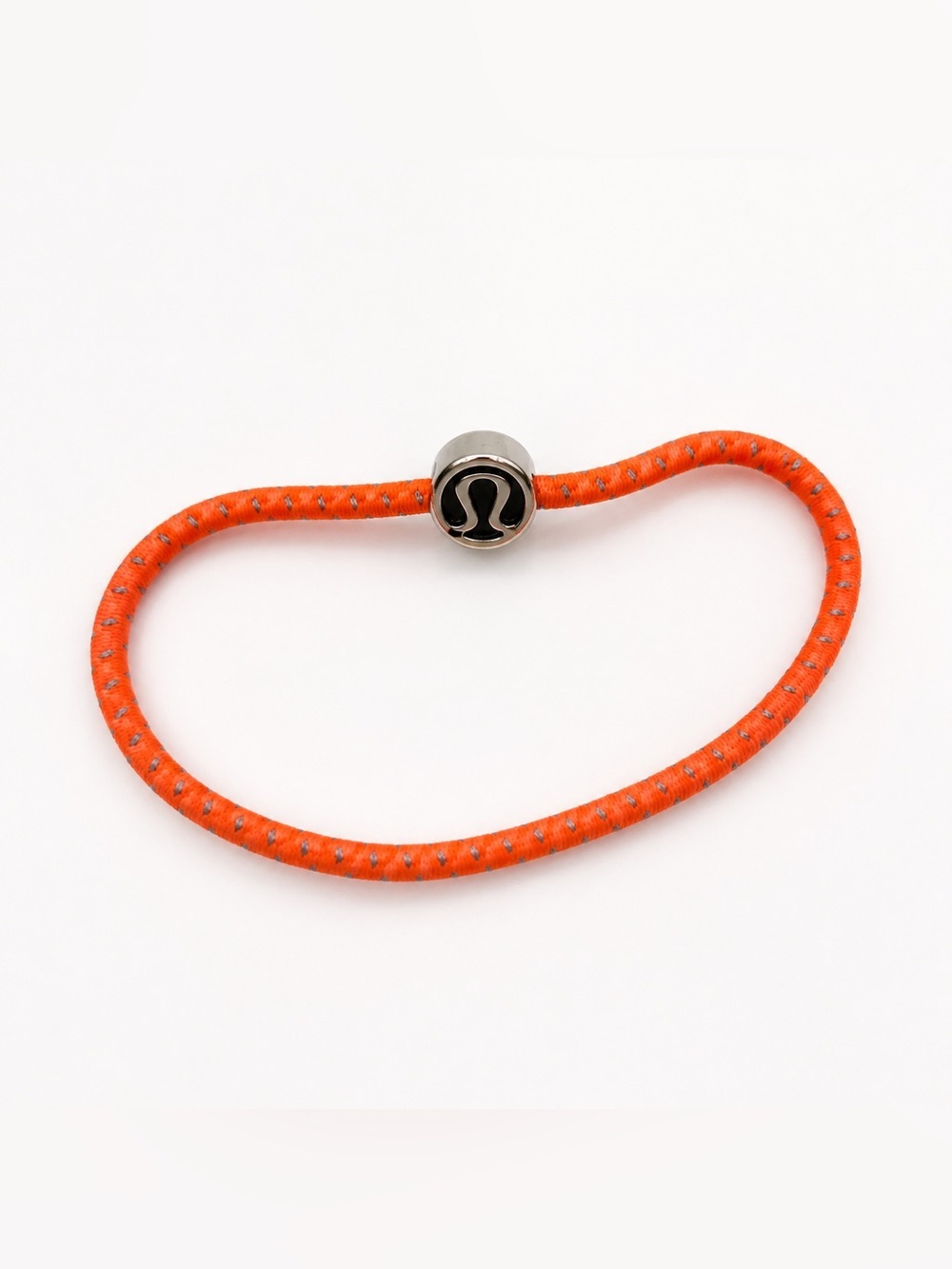 lululemon athletica Olive and White Headband Bundle with Coral Reflective Rope